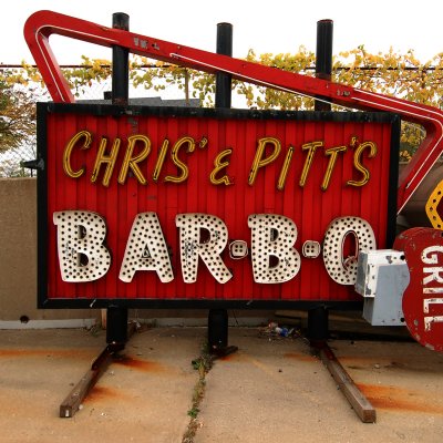 CHRIS AND PITTS SIGN